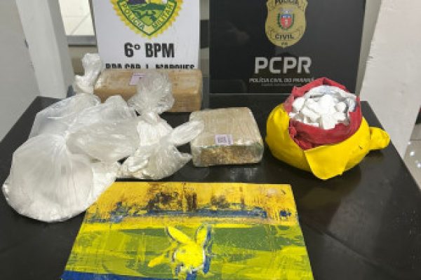 PCPR e PMPR prendem três pessoas e apreende drogas durante operação no Oeste do Estado